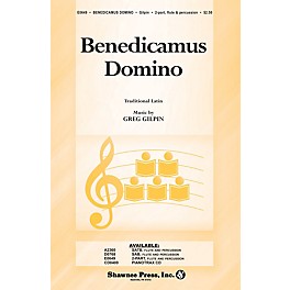 Shawnee Press Benedicamus Domino 2-Part composed by Greg Gilpin