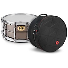 Pork Pie Big Black Brass Snare Drum With Tube Lugs and