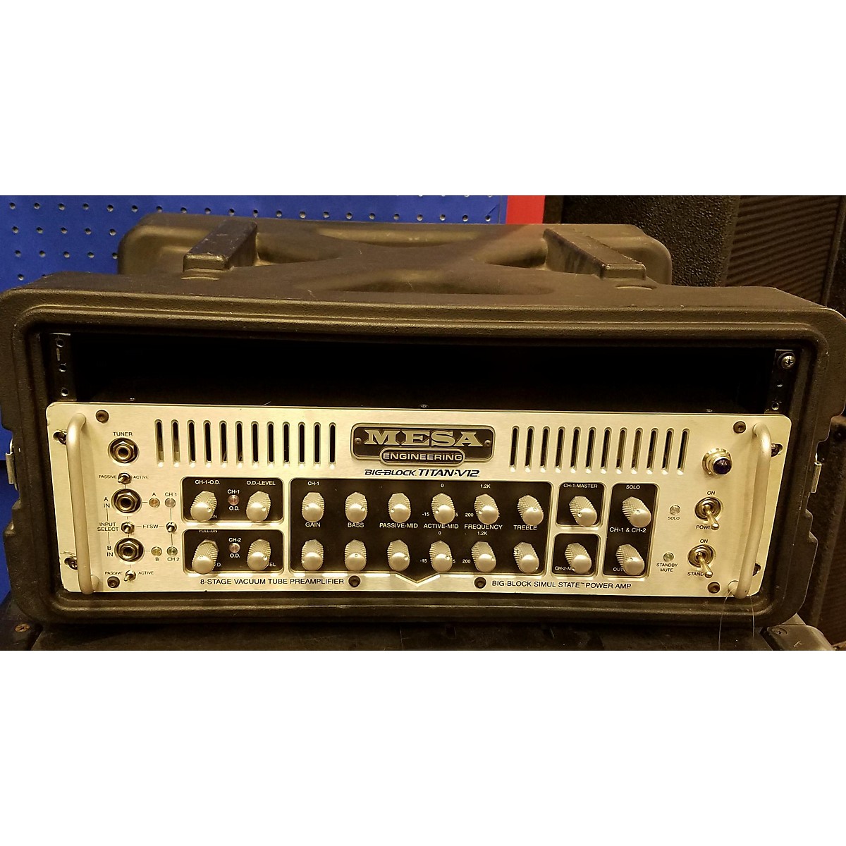 Used Mesa Boogie Big Block Titan V12 1400W Tube Bass Combo Amp | Guitar ...