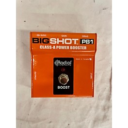 Used Radial Engineering Bigshot PB1 Power Booster Effect Pedal