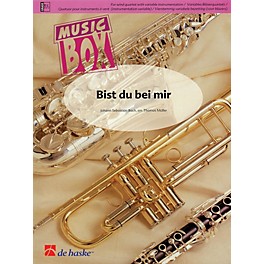 De Haske Music Bist du bei mir (Music Box Variable Wind Quartet) Concert Band Level 3 Arranged by Thomas Müller
