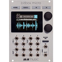 1010music Bitbox Micro Eurorack Compact Sampler with Touchscreen - White