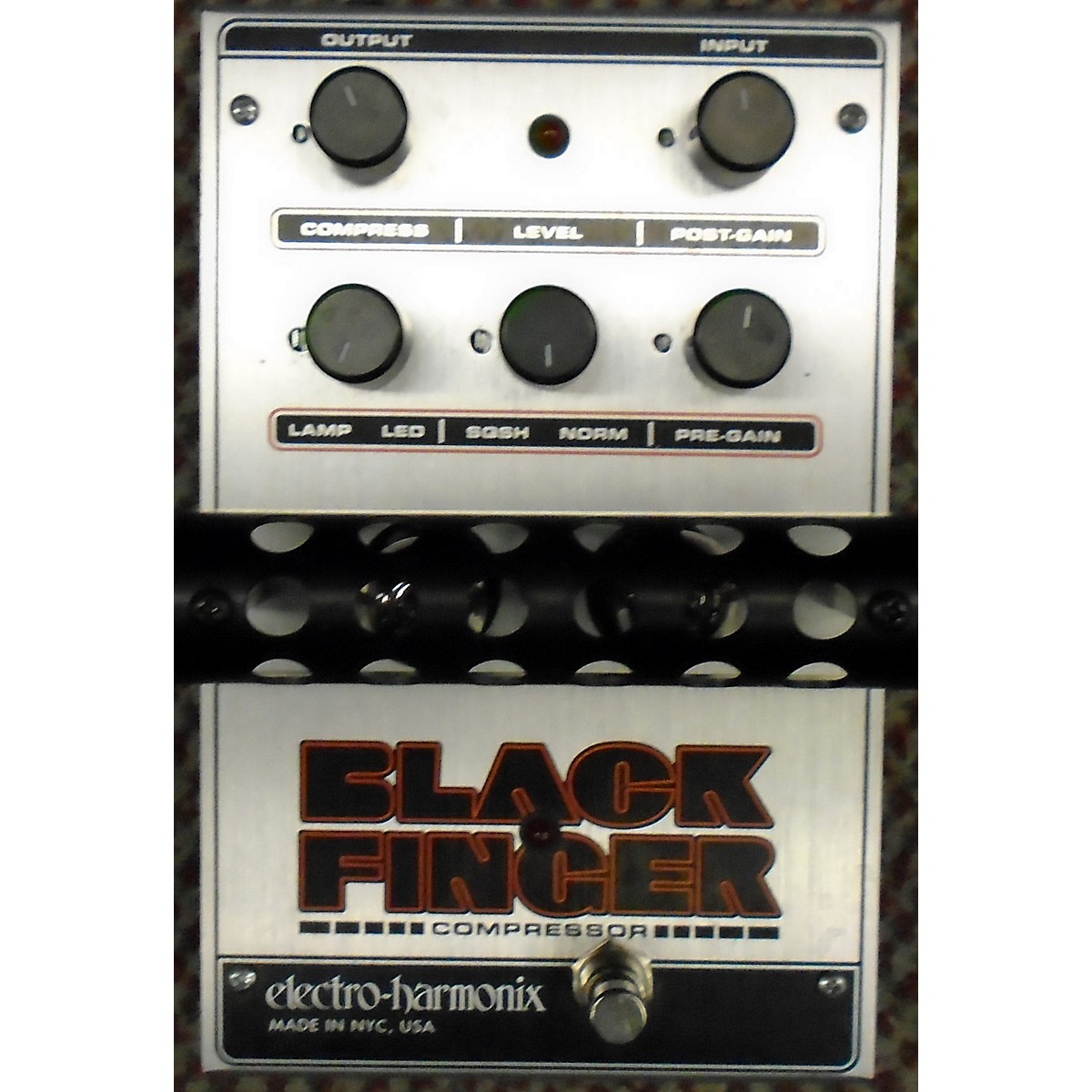 Used ElectroHarmonix Black Finger Compressor Effect Pedal Guitar Center