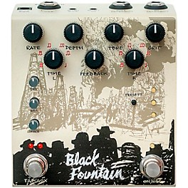 Old Blood Noise Endeavors Black Fountain Stereo Delay Effects Pedal