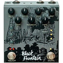 Old Blood Noise Endeavors Black Fountain Stereo Delay Effects Pedal