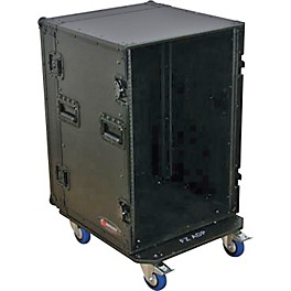 Odyssey Black Label 16-Space Amp Rack with Wheels