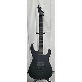 Used ESP Black Metal Solid Body Electric Guitar