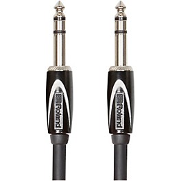 Roland Black Series 1/4" TRS-1/4" TRS Balanced Interconnect Cable