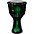 X8 Drums Blackout Lava Lamp Djembe 10 in. Dark Green Multi Fade