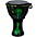 X8 Drums Blackout Lava Lamp Djembe 7 in. Dark Green Multi Fade