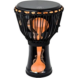 X8 Drums Blackout Lava Lamp Djembe 7 in. Orange Multi Fade