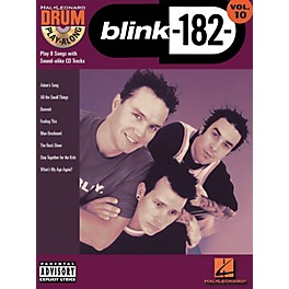 Hal Leonard Blink 182 Drum Play-Along Series Volume 10 (Book/CD)