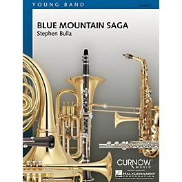 Curnow Music Blue Mountain Saga (Grade 2 - Score Only) Concert Band Level 2 Composed by Stephen Bulla