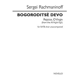Novello Bogoroditse Devo (Rejoice, O Virgin) (from the All-Night Vigil) SATB a cappella by Sergei Rachmaninoff