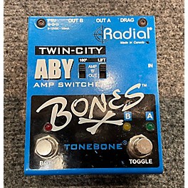 Used Radial Engineering Bones Twin City ABY Bypass Pedal