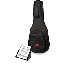 Road Runner Boulevard II Parlor Acoustic Guitar Gig Bag With PROP-IT Portable Music Stand