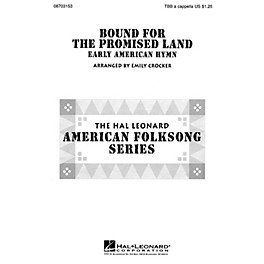 Hal Leonard Bound for the Promised Land TBB A Cappella arranged by Emily Crocker