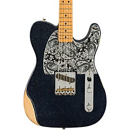 Blemished Fender Brad Paisley Esquire Electric Guitar Level 2 Black Sparkle 197881110871