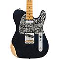 Fender Brad Paisley Road Worn Telecaster Electric Guitar Black Sparkle