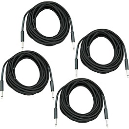 Musician's Gear Braided Instrument Cable 1/4" 4-Pack