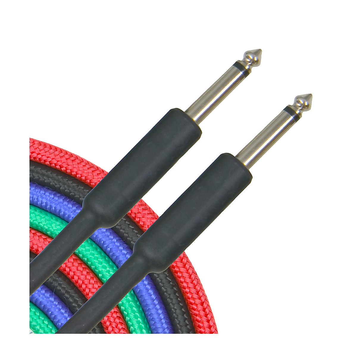 Musician's Gear Braided Instrument Cable 1/4" Red 30 ft. Guitar Center