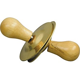 Finger Cymbals With Wood Knobs