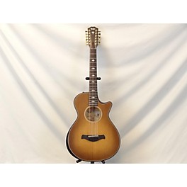Used Taylor Builder's Edition 652CE 12 String Acoustic Electric Guitar