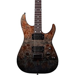 Schecter Guitar Research C-1 Standard Electric Guitar Black Fade Burst Burl