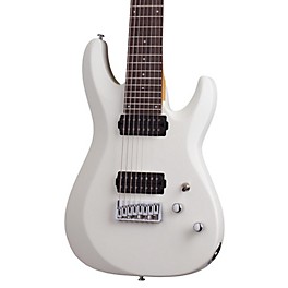 Open Box Schecter Guitar Research C-8 Deluxe Eight-String Electric Guitar Level 1 Satin White