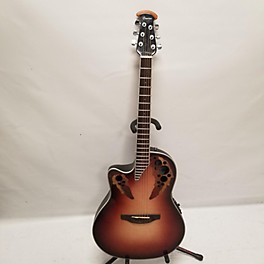 Used Ovation C44 Celebrity Deluxe Left Handed Acoustic Electric Guitar