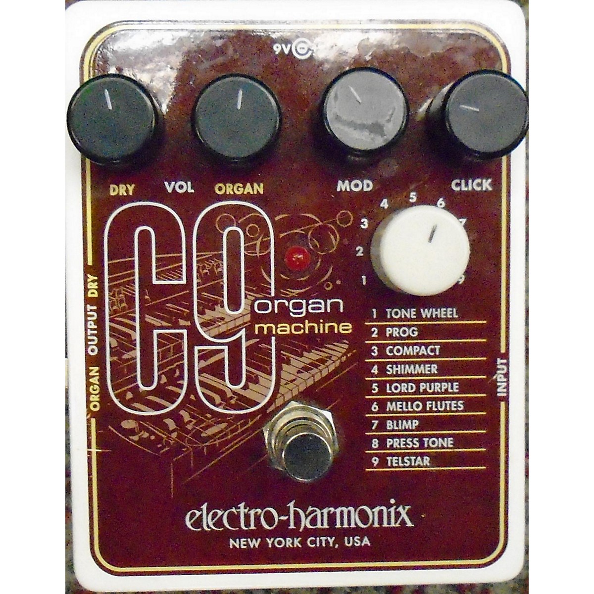 Used ElectroHarmonix C9 Organ Machine Effect Pedal Guitar Center
