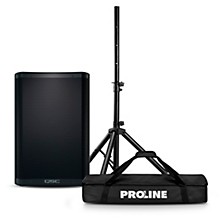 QSC CB10 10" 440W Battery-Powered Loudspeaker With Stand