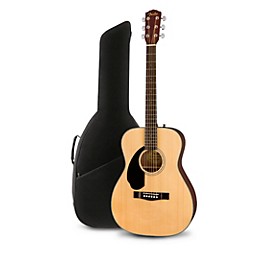Fender CD-60S LH Dreadnought Left-Handed Acoustic Guitar With Bag