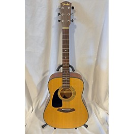 Used Fender CD100 Left Handed Acoustic Guitar