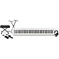 Casio CDP-S110 Compact Digital Piano with Warm Audio WA-CAB Headphone Package (Pedals/Bench/Stand Included) White
