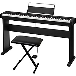 CDP-S110 Digital Piano With Wooden Stand and Bench Black