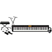 Casio CDP-S360 Compact Digital Piano with Warm Audio WA-CAB Headphone Package (Pedals/Bench/Stand Included)
