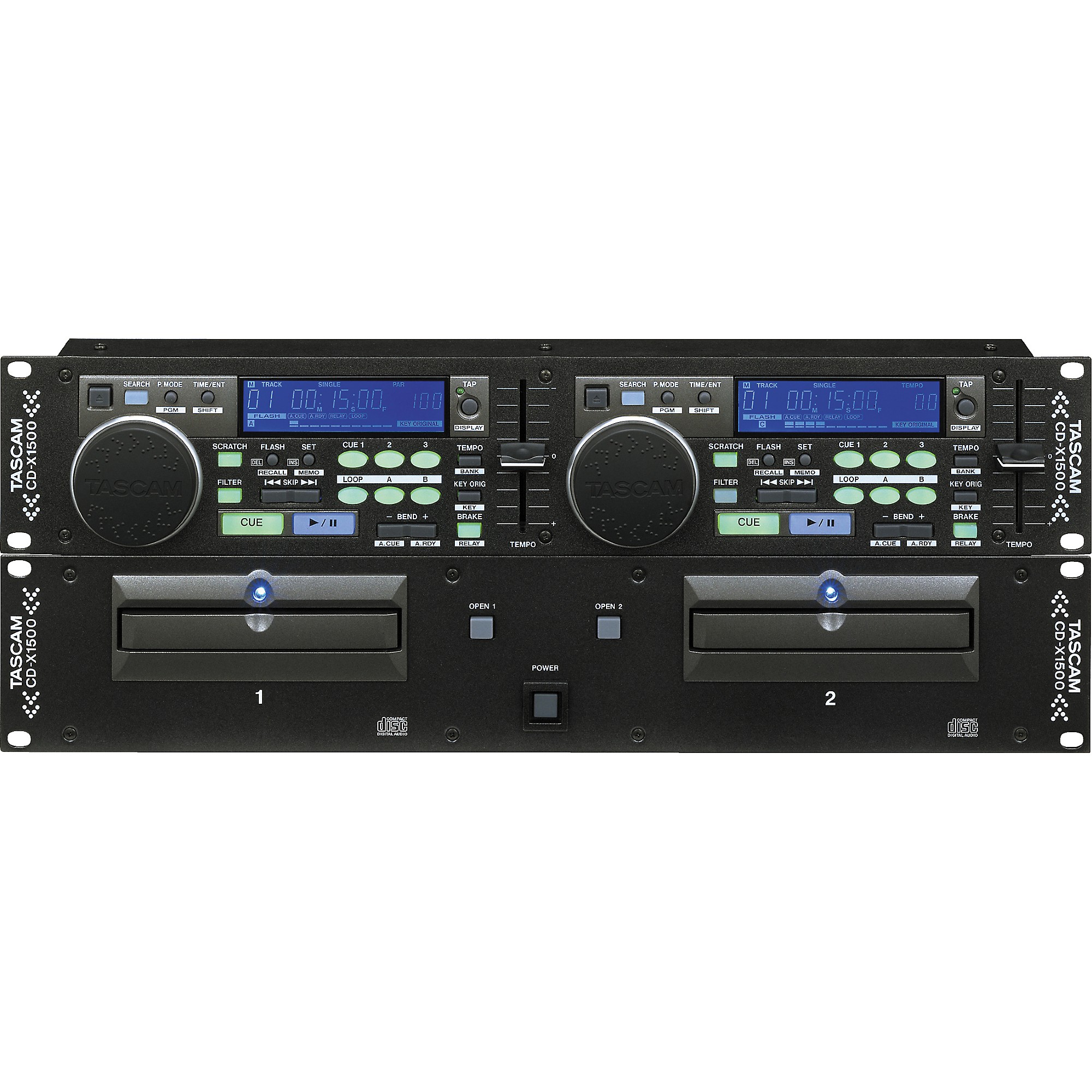 Tascam CDX1500 Dual CD Player Guitar Center