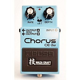 Used BOSS CE2W Waza Craft Chorus Effect Pedal