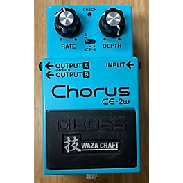 Used BOSS CE2W Waza Craft Chorus Effect Pedal