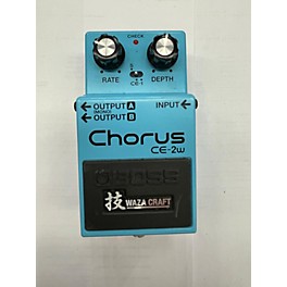 Used BOSS CE2W Waza Craft Chorus Effect Pedal