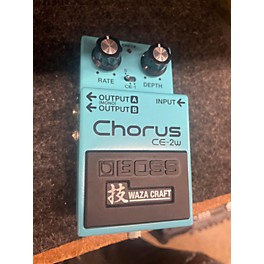 Used BOSS CE2W Waza Craft Chorus Effect Pedal