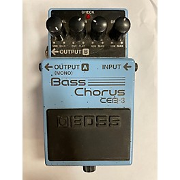 Used BOSS CEB3 Bass Chorus Bass Effect Pedal