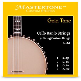 Gold Tone CES4 4-String Custom Gauge Banjo Cello Strings