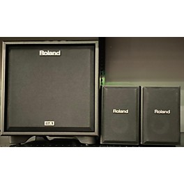 Used Roland CM220 200W 2.1 Cube Drum Amplifier
