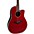 Ovation CS24 Celebrity Series Traditional Mid-Depth Acoustic-Electric Guitar Ruby Red