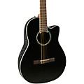 Ovation CS24C Celebrity Series Traditional Mid-Depth Nylon-String Classical Acoustic-Electric Guitar Black