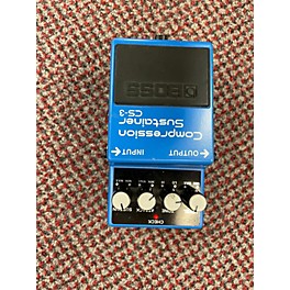 Used BOSS CS3 Compressor Sustainer Effect Pedal