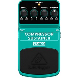 Behringer CS400 Compressor/Sustainer Guitar Effects Pedal