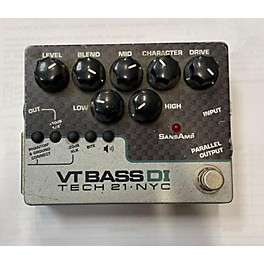 Used Tech 21 CSVTBDI Sansamp Character Series VT Bass DI Bass Effect Pedal